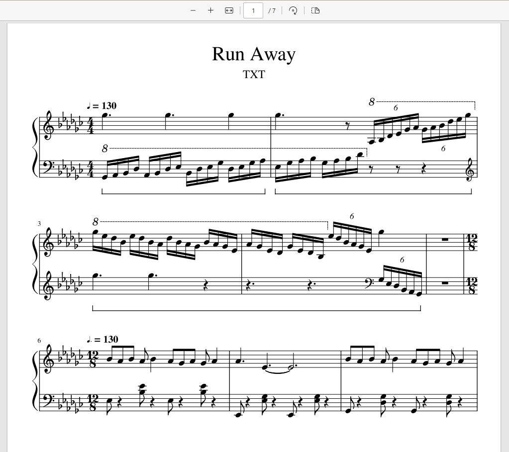 Run Away-TXT (투모로우바이투게더) 钢琴版钢琴谱五线谱钢琴版钢琴谱五线谱钢琴谱网| ninept钢琴谱网|钢琴谱|ninept|钢琴谱|简谱|钢琴教程|钢琴软件|五线谱|钢琴网|曲谱网|ninept钢琴| ninept.com|钢琴软件|音乐软件ninept钢琴