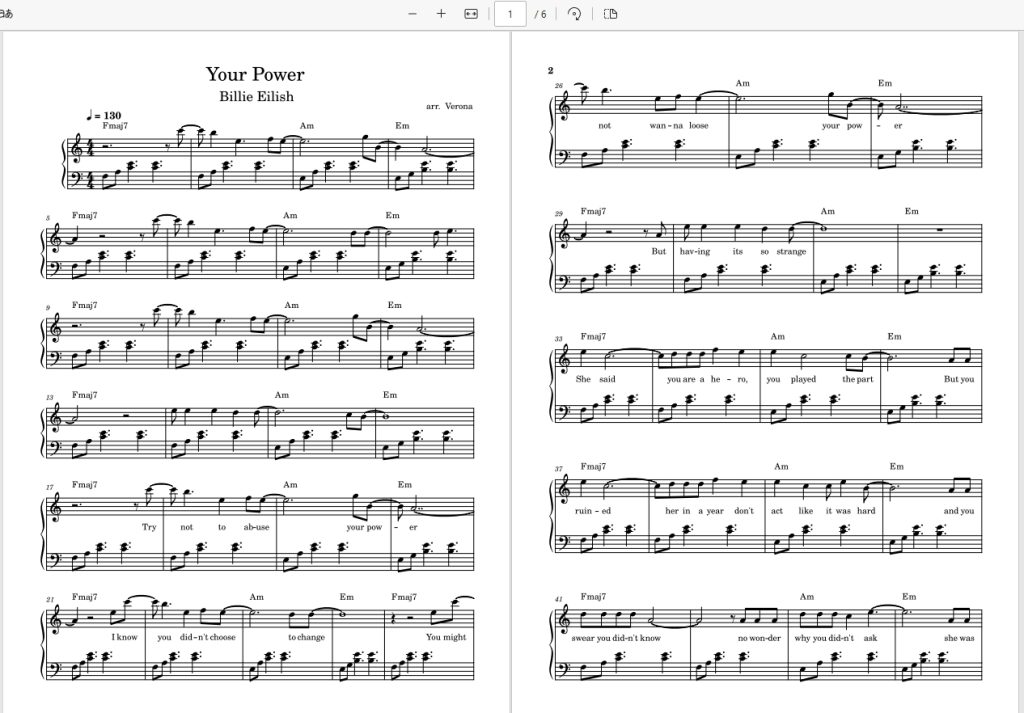 图片[6]钢琴谱网| ninept钢琴谱网|钢琴谱|ninept|钢琴谱|简谱|钢琴教程|钢琴软件|五线谱|钢琴网|曲谱网|ninept钢琴| ninept.com|钢琴软件|音乐软件Billie Eilish-比莉·艾利什（碧梨）钢琴合集85首108个钢琴谱PDF（会一直更新）钢琴谱钢琴版五线谱简谱钢琴曲钢琴谱网| ninept钢琴谱网|钢琴谱|ninept|钢琴谱|简谱|钢琴教程|钢琴软件|五线谱|钢琴网|曲谱网|ninept钢琴| ninept.com|钢琴软件|音乐软件ninept钢琴