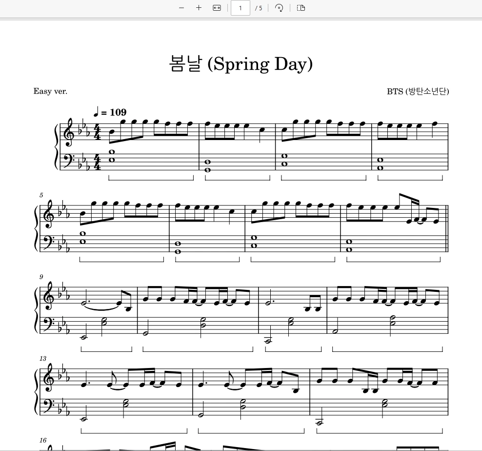 Spring Day简单版本 – BTS (Easy Version)钢琴版钢琴谱五线谱钢琴谱网| ninept钢琴谱网|钢琴谱|ninept|钢琴谱|简谱|钢琴教程|钢琴软件|五线谱|钢琴网|曲谱网|ninept钢琴| ninept.com|钢琴软件|音乐软件ninept钢琴