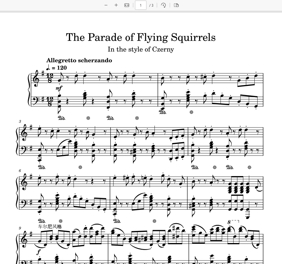 《飞鼠进行曲 The Parade of Flying Squirrels》 HOYO-MiX钢琴版钢琴曲钢琴谱五线谱钢琴谱网| ninept钢琴谱网|钢琴谱|ninept|钢琴谱|简谱|钢琴教程|钢琴软件|五线谱|钢琴网|曲谱网|ninept钢琴| ninept.com|钢琴软件|音乐软件ninept钢琴