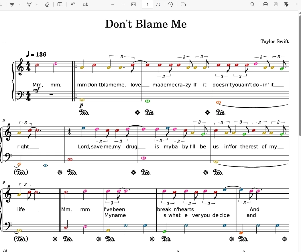 Don’t Blame Me 别怪罪于我 – Taylor Swift钢琴谱五线谱钢琴版钢琴曲钢琴谱网| ninept钢琴谱网|钢琴谱|ninept|钢琴谱|简谱|钢琴教程|钢琴软件|五线谱|钢琴网|曲谱网|ninept钢琴| ninept.com|钢琴软件|音乐软件ninept钢琴