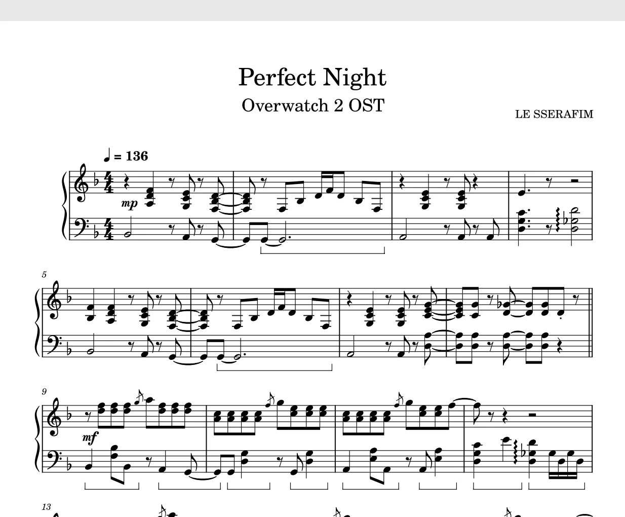 Perfect Night 守望先锋2– LE SSERAFIM钢琴版钢琴曲钢琴谱五线谱钢琴谱网| ninept钢琴谱网|钢琴谱|ninept|钢琴谱|简谱|钢琴教程|钢琴软件|五线谱|钢琴网|曲谱网|ninept钢琴| ninept.com|钢琴软件|音乐软件ninept钢琴
