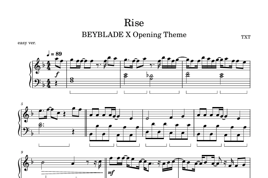 Rise (Beyblade X OP爆旋陀螺动漫)-TXT单曲钢琴谱钢琴曲钢琴版五线谱钢琴谱网| ninept钢琴谱网|钢琴谱|ninept|钢琴谱|简谱|钢琴教程|钢琴软件|五线谱|钢琴网|曲谱网|ninept钢琴| ninept.com|钢琴软件|音乐软件ninept钢琴