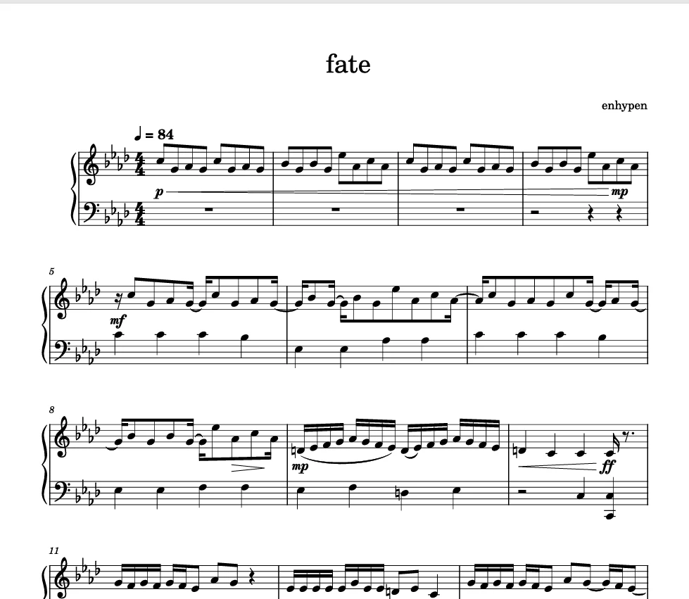 Fate – ENHYPEN钢琴版钢琴曲钢琴谱五线谱钢琴谱网| ninept钢琴谱网|钢琴谱|ninept|钢琴谱|简谱|钢琴教程|钢琴软件|五线谱|钢琴网|曲谱网|ninept钢琴| ninept.com|钢琴软件|音乐软件ninept钢琴
