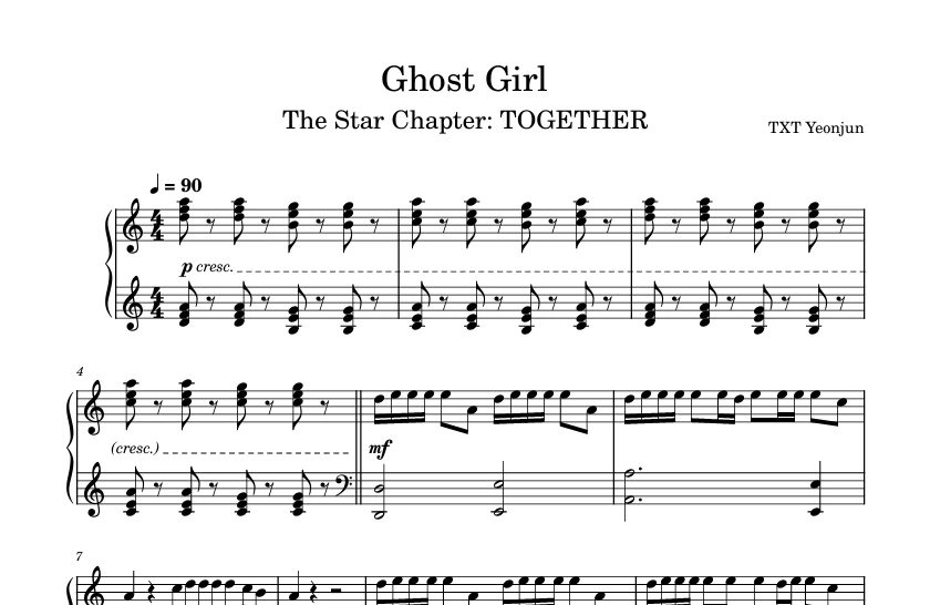 Ghost Girl-TXT Yeonjun钢琴谱钢琴曲钢琴版五线谱钢琴谱网| ninept钢琴谱网|钢琴谱|ninept|钢琴谱|简谱|钢琴教程|钢琴软件|五线谱|钢琴网|曲谱网|ninept钢琴| ninept.com|钢琴软件|音乐软件ninept钢琴