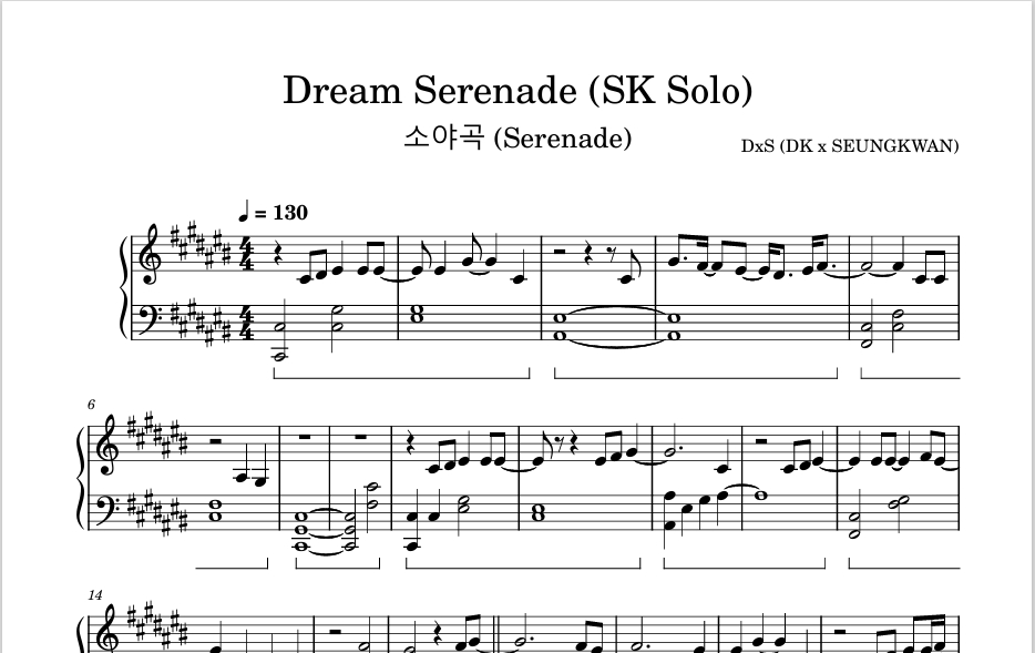 图片[1]钢琴谱网| ninept钢琴谱网|钢琴谱|ninept|钢琴谱|简谱|钢琴教程|钢琴软件|五线谱|钢琴网|曲谱网|ninept钢琴| ninept.com|钢琴软件|音乐软件《Dream Serenade》SEVENTEEN Seungkwan夫胜宽x李硕珉DxS回归新专胜宽 solo单曲钢琴版钢琴曲钢琴谱五线谱