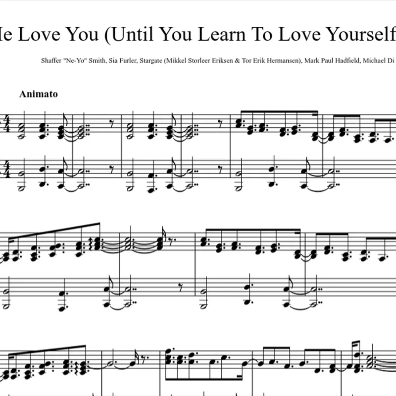 Let Me Love You(Until You Learn To Love Yourself)钢琴谱五线谱欢乐合唱团钢琴谱网| ninept钢琴谱网|钢琴谱|ninept|钢琴谱|简谱|钢琴教程|钢琴软件|五线谱|钢琴网|曲谱网|ninept钢琴| ninept.com|钢琴软件|音乐软件ninept钢琴