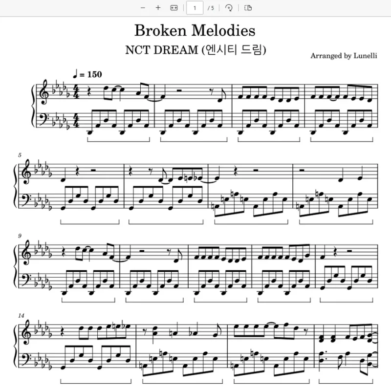 Broken Melodies钢琴版–NCT DREAM钢琴曲钢琴谱五线谱钢琴谱网| ninept钢琴谱网|钢琴谱|ninept|钢琴谱|简谱|钢琴教程|钢琴软件|五线谱|钢琴网|曲谱网|ninept钢琴| ninept.com|钢琴软件|音乐软件ninept钢琴