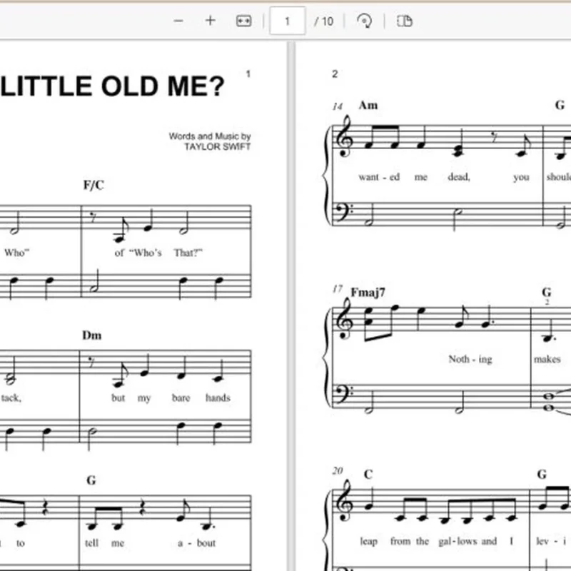 《Who’s Afraid of Little Old Me?》简单版easy-piano- Taylor Swift霉霉歌曲钢琴版钢琴谱五线谱钢琴谱网| ninept钢琴谱网|钢琴谱|ninept|钢琴谱|简谱|钢琴教程|钢琴软件|五线谱|钢琴网|曲谱网|ninept钢琴| ninept.com|钢琴软件|音乐软件ninept钢琴