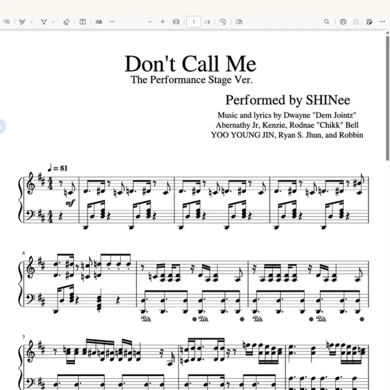Don't Call Me钢琴版钢琴曲-SHINee舞台原版本钢琴独奏Piano Solo别打电话给我钢琴谱五线谱SHINee钢琴谱网| ninept钢琴谱网|钢琴谱|ninept|钢琴谱|简谱|钢琴教程|钢琴软件|五线谱|钢琴网|曲谱网|ninept钢琴| ninept.com|钢琴软件|音乐软件ninept钢琴