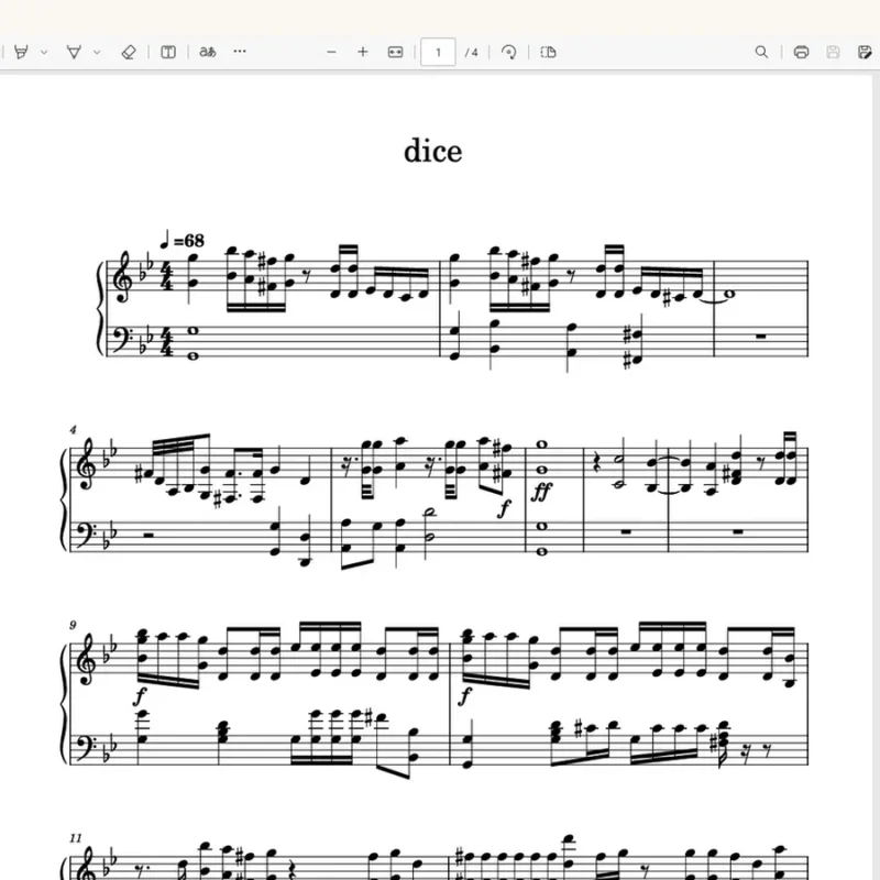 Dice钢琴版– NMIXX dice(No rap)钢琴曲钢琴谱五线谱钢琴谱网| ninept钢琴谱网|钢琴谱|ninept|钢琴谱|简谱|钢琴教程|钢琴软件|五线谱|钢琴网|曲谱网|ninept钢琴| ninept.com|钢琴软件|音乐软件ninept钢琴
