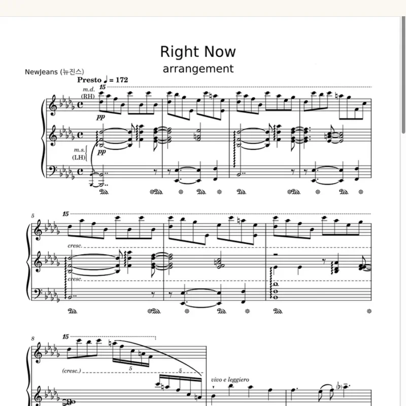 Right Now - NewJeans (뉴진스)钢琴版钢琴曲钢琴谱五线谱钢琴谱网| ninept钢琴谱网|钢琴谱|ninept|钢琴谱|简谱|钢琴教程|钢琴软件|五线谱|钢琴网|曲谱网|ninept钢琴| ninept.com|钢琴软件|音乐软件ninept钢琴