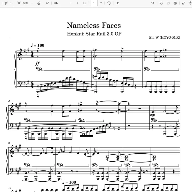 Nameless Faces– HOYO-MiX钢琴版钢琴曲钢琴谱五线谱钢琴谱网| ninept钢琴谱网|钢琴谱|ninept|钢琴谱|简谱|钢琴教程|钢琴软件|五线谱|钢琴网|曲谱网|ninept钢琴| ninept.com|钢琴软件|音乐软件ninept钢琴