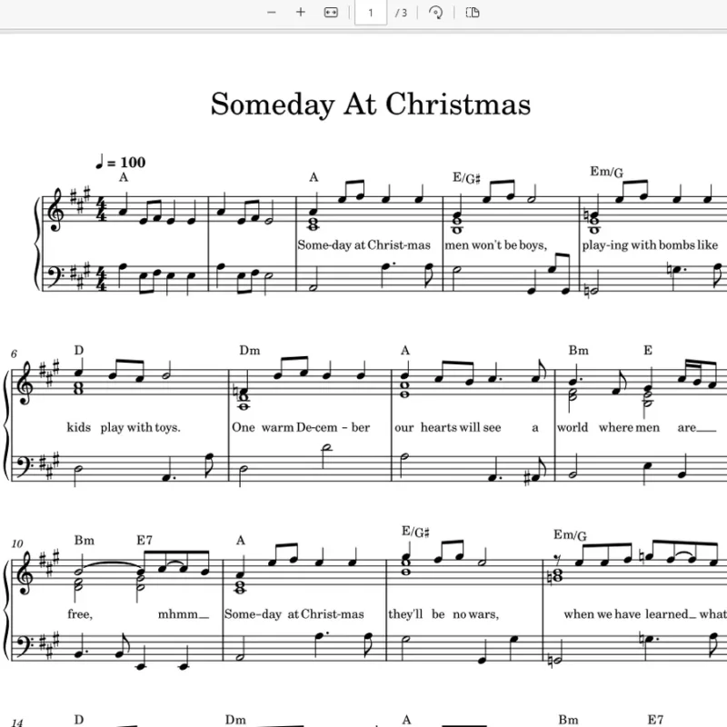 Someday At Christmas - Stevie Wonder钢琴版钢琴曲钢琴谱五线谱钢琴谱网| ninept钢琴谱网|钢琴谱|ninept|钢琴谱|简谱|钢琴教程|钢琴软件|五线谱|钢琴网|曲谱网|ninept钢琴| ninept.com|钢琴软件|音乐软件ninept钢琴