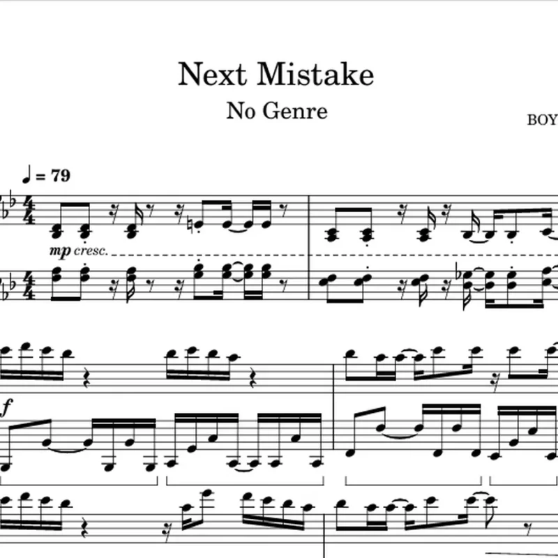 Next Mistake - BOYNEXTDOOR门童新歌钢琴版钢琴曲钢琴谱五线谱钢琴谱网| ninept钢琴谱网|钢琴谱|ninept|钢琴谱|简谱|钢琴教程|钢琴软件|五线谱|钢琴网|曲谱网|ninept钢琴| ninept.com|钢琴软件|音乐软件ninept钢琴