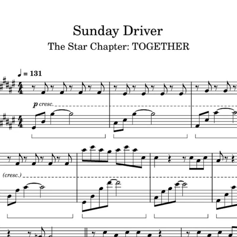 Sunday Driver-TXT Soobin崔秀彬个人solo单曲-钢琴版钢琴曲钢琴谱五线谱钢琴谱网| ninept钢琴谱网|钢琴谱|ninept|钢琴谱|简谱|钢琴教程|钢琴软件|五线谱|钢琴网|曲谱网|ninept钢琴| ninept.com|钢琴软件|音乐软件ninept钢琴
