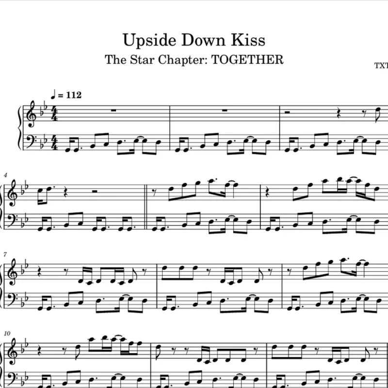 Upside Down Kiss-TXT钢琴版钢琴曲钢琴谱五线谱钢琴谱网| ninept钢琴谱网|钢琴谱|ninept|钢琴谱|简谱|钢琴教程|钢琴软件|五线谱|钢琴网|曲谱网|ninept钢琴| ninept.com|钢琴软件|音乐软件ninept钢琴