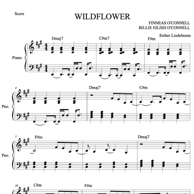 Wildflower-Billie Eilish(Piano Solo)钢琴版钢琴曲钢琴谱五线谱钢琴谱网| ninept钢琴谱网|钢琴谱|ninept|钢琴谱|简谱|钢琴教程|钢琴软件|五线谱|钢琴网|曲谱网|ninept钢琴| ninept.com|钢琴软件|音乐软件ninept钢琴
