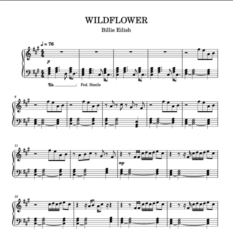 Wildflower-Billie Eilish钢琴版钢琴曲钢琴谱五线谱钢琴谱网| ninept钢琴谱网|钢琴谱|ninept|钢琴谱|简谱|钢琴教程|钢琴软件|五线谱|钢琴网|曲谱网|ninept钢琴| ninept.com|钢琴软件|音乐软件ninept钢琴
