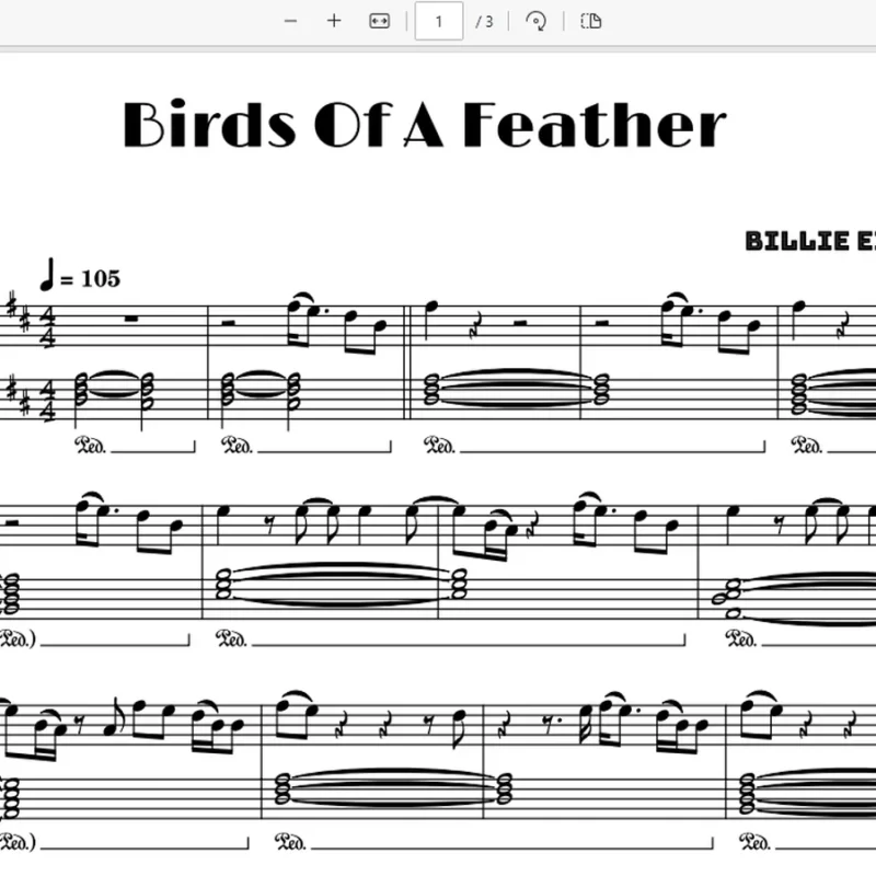 《BIRDS OF A FEATHER》- Billie Eilish钢琴谱easy-piano版 全网首发 钢琴曲五线谱钢琴谱网| ninept钢琴谱网|钢琴谱|ninept|钢琴谱|简谱|钢琴教程|钢琴软件|五线谱|钢琴网|曲谱网|ninept钢琴| ninept.com|钢琴软件|音乐软件ninept钢琴