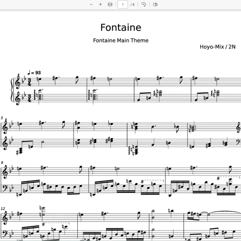 原神枫丹Fontaine-HOYO-MiX钢琴曲钢琴版钢琴谱五线谱钢琴谱网| ninept钢琴谱网|钢琴谱|ninept|钢琴谱|简谱|钢琴教程|钢琴软件|五线谱|钢琴网|曲谱网|ninept钢琴| ninept.com|钢琴软件|音乐软件ninept钢琴