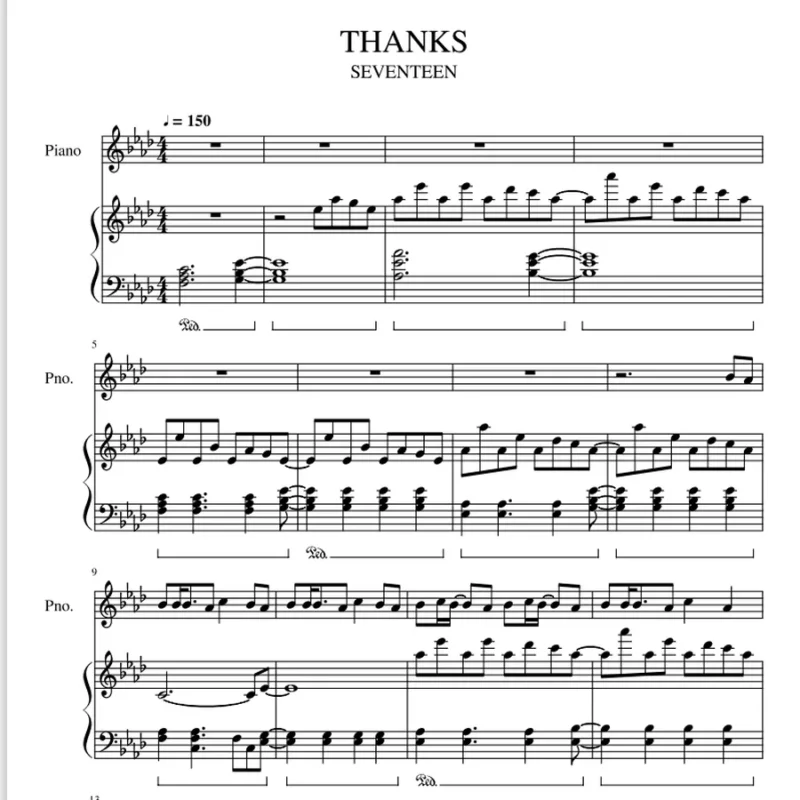 Thanks (voice+piano)-Seventeen 钢琴曲钢琴版钢琴谱五线谱钢琴谱网| ninept钢琴谱网|钢琴谱|ninept|钢琴谱|简谱|钢琴教程|钢琴软件|五线谱|钢琴网|曲谱网|ninept钢琴| ninept.com|钢琴软件|音乐软件ninept钢琴