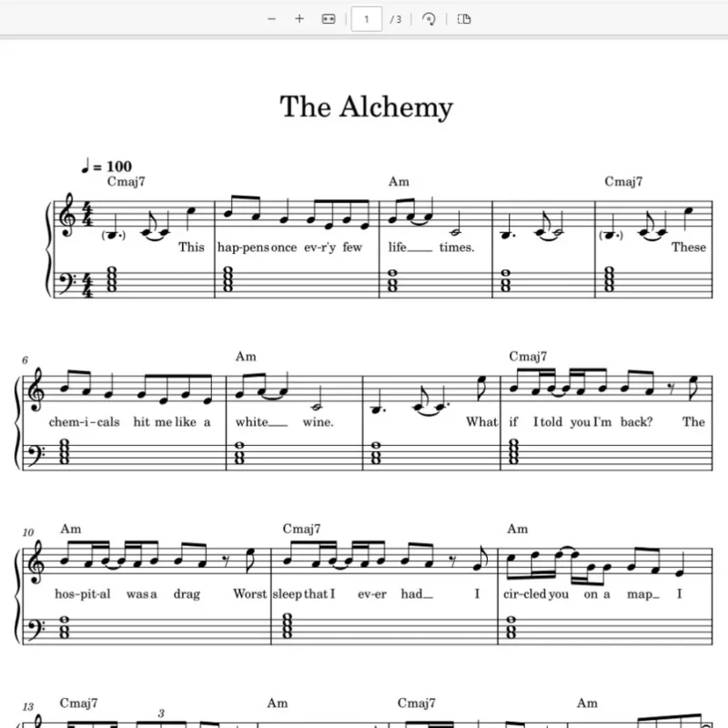 The Alchemy 改编版- Taylor Swift霉霉歌曲改编版钢琴谱钢琴版钢琴曲五线谱钢琴谱网| ninept钢琴谱网|钢琴谱|ninept|钢琴谱|简谱|钢琴教程|钢琴软件|五线谱|钢琴网|曲谱网|ninept钢琴| ninept.com|钢琴软件|音乐软件ninept钢琴