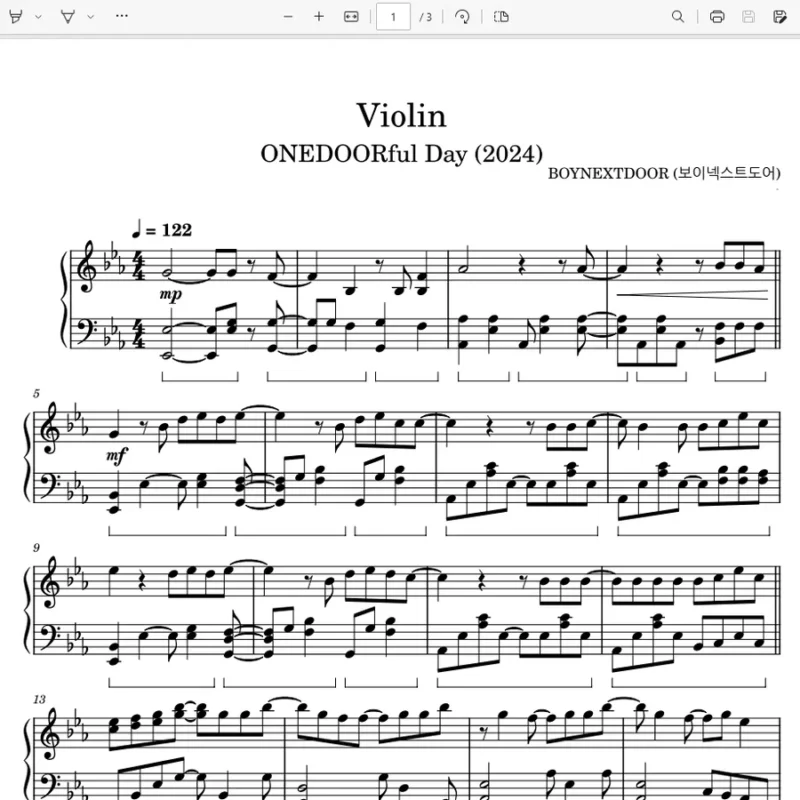 未公开新曲 《Violin》 – BOYNEXTDOOR (보이넥스트도어)钢琴版钢琴曲钢琴谱五线谱首发钢琴谱网| ninept钢琴谱网|钢琴谱|ninept|钢琴谱|简谱|钢琴教程|钢琴软件|五线谱|钢琴网|曲谱网|ninept钢琴| ninept.com|钢琴软件|音乐软件ninept钢琴
