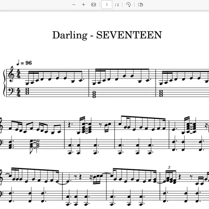 <Darl+ing >SEVENTEEN钢琴曲钢琴版钢琴谱五线谱钢琴谱网| ninept钢琴谱网|钢琴谱|ninept|钢琴谱|简谱|钢琴教程|钢琴软件|五线谱|钢琴网|曲谱网|ninept钢琴| ninept.com|钢琴软件|音乐软件ninept钢琴