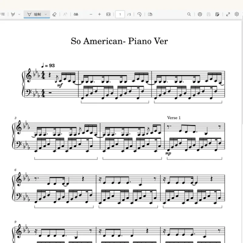 So American – Olivia Rodrigo钢琴版钢琴曲钢琴谱五线谱钢琴谱网| ninept钢琴谱网|钢琴谱|ninept|钢琴谱|简谱|钢琴教程|钢琴软件|五线谱|钢琴网|曲谱网|ninept钢琴| ninept.com|钢琴软件|音乐软件ninept钢琴
